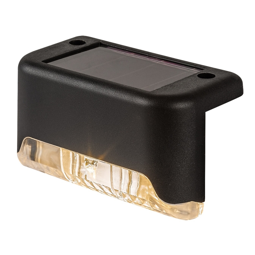 Rabalux - 4 kpl LED-aurinkoseinävalaisinta hämäräkytkimellä LED/0,06W/1,2V 300 mAh IP44