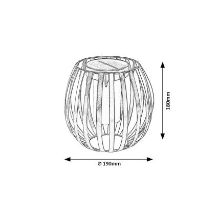 Rabalux - LED aurinkovalaisin LED/1W/1,2V 300mAh IP44