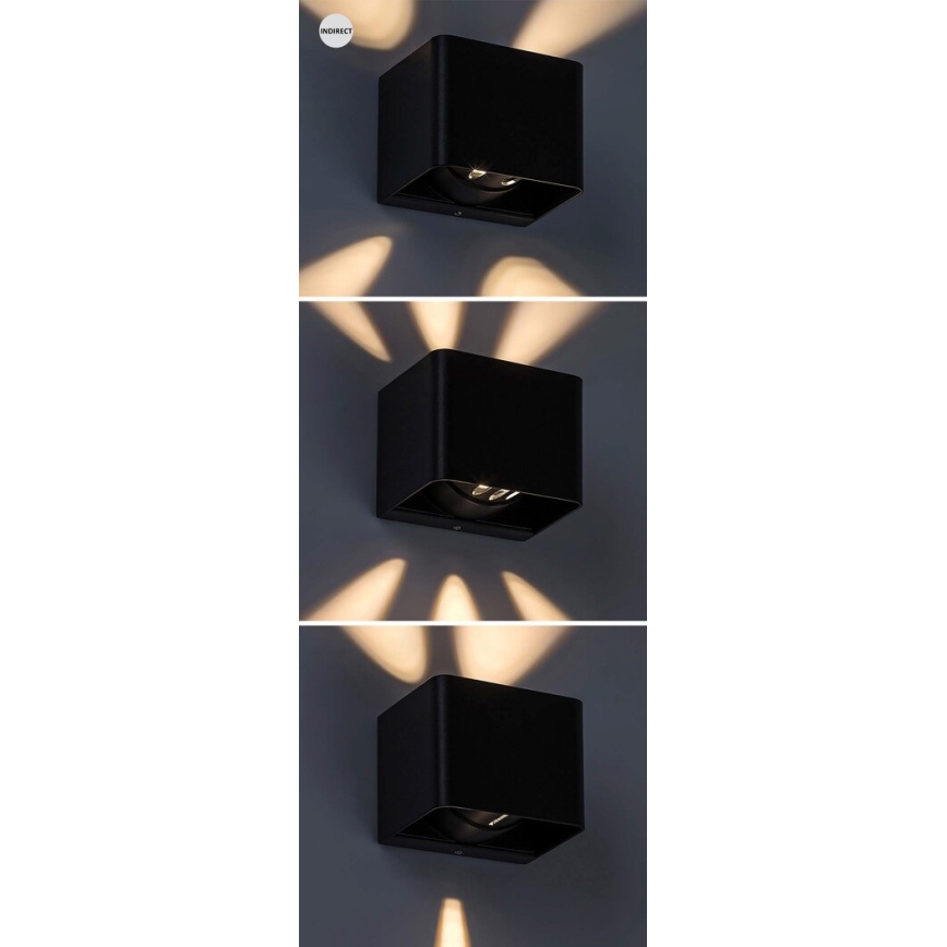 Rabalux - LED-ulkoseinävalaisin LED/10W/230V IP54 musta