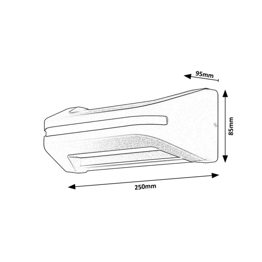 Rabalux - LED-ulkoseinävalaisin LED/20W/230V IP54