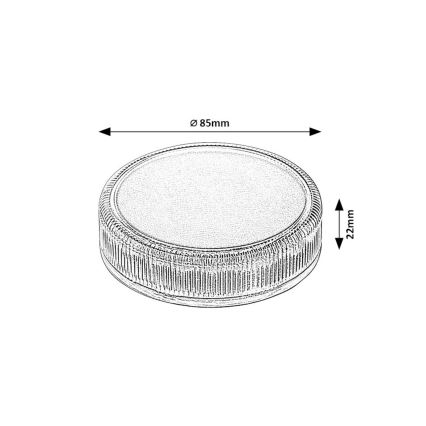 Rabalux - LED aurinkovalaisin LED/0,3W/1,2V 800mAh IP65