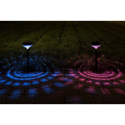 Rabalux - LED RGB aurinkokäyttöinen valaisin LED/0,1W/1,2V 600mAh IP44