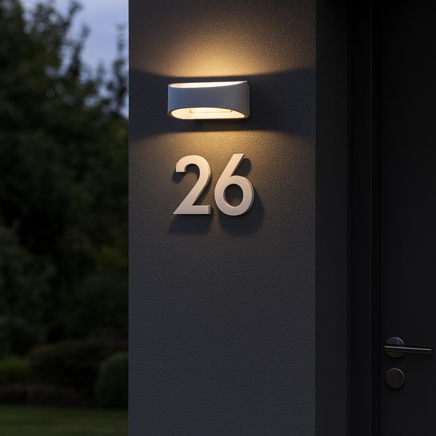 Rabalux - LED ulkoseinävalaisin LED/9W/230V IP54 valkoinen