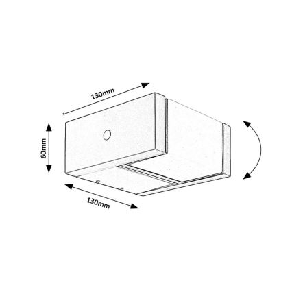 Rabalux - LED-ulkoseinävalaisin LED/10W/230V IP54