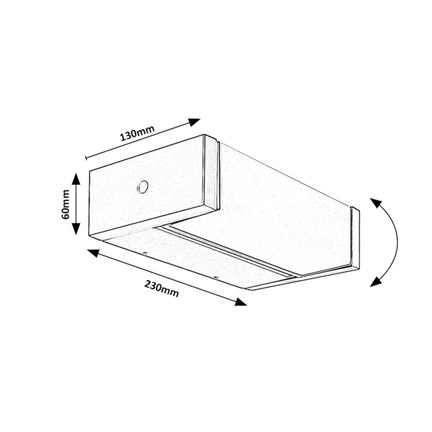 Rabalux - LED-ulkoseinävalaisin LED/18W/230V IP54