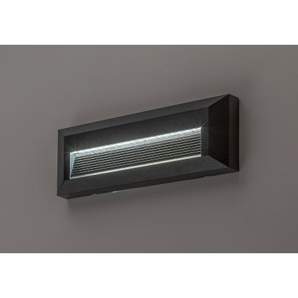 Rabalux - LED ulkoseinävalaisin LED/6W/230V IP65 musta