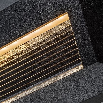 Rabalux - LED ulkoseinävalaisin LED/6W/230V IP65 musta