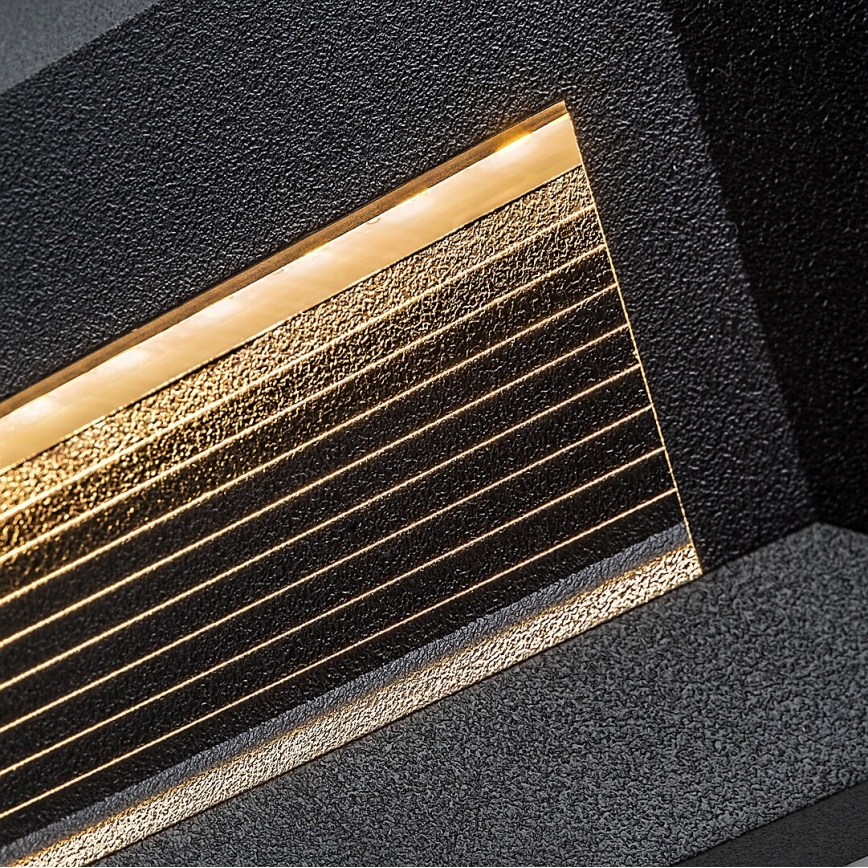 Rabalux - LED ulkoseinävalaisin LED/6W/230V IP65 musta