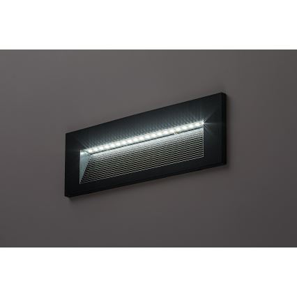 Rabalux - LED-ulkoseinävalaisin LED/6W/230V IP65 musta