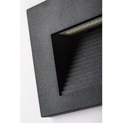 Rabalux - LED-ulkoseinävalaisin LED/6W/230V IP65 musta