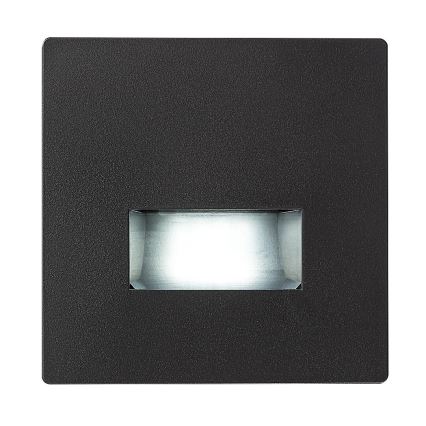 Rabalux - LED-porrasvalaisin LED/1W/230V 3000/4500/6500K musta
