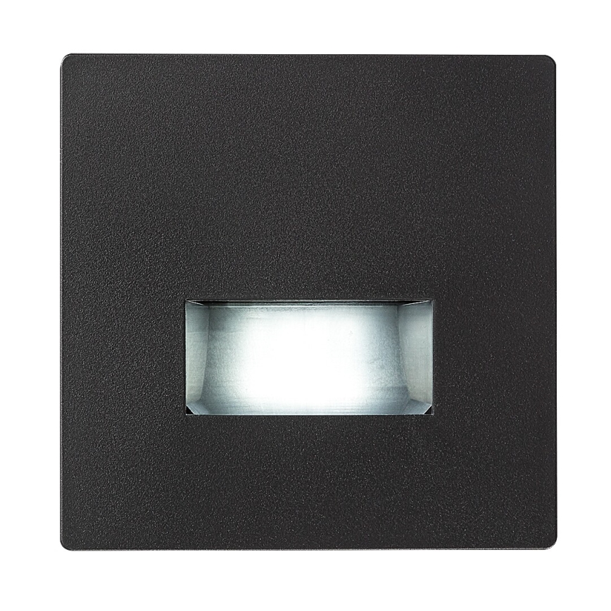 Rabalux - LED-porrasvalaisin LED/1W/230V 3000/4500/6500K musta