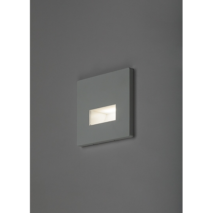 Rabalux - LED-portaikkovalaisin LED/1W/230V 3000/4500/6500K valkoinen