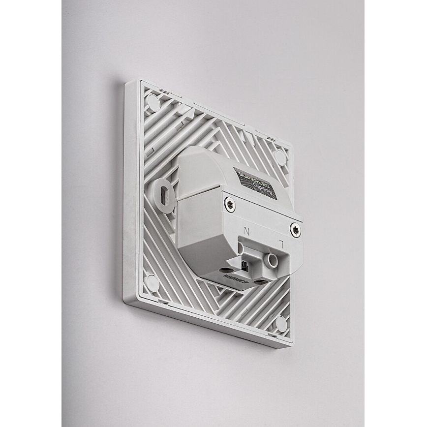 Rabalux - LED porrasvalaisin liiketunnistimella ja hämäräkytkimellä LED/1W/230V 3000/4500/6500K valkoinen