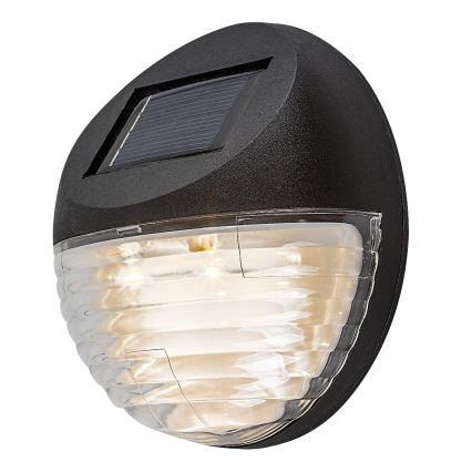 Rabalux - 2 kpl LED-aurinkoseinävalaisinta LED/0,06W/1,2V 300 mAh IP44