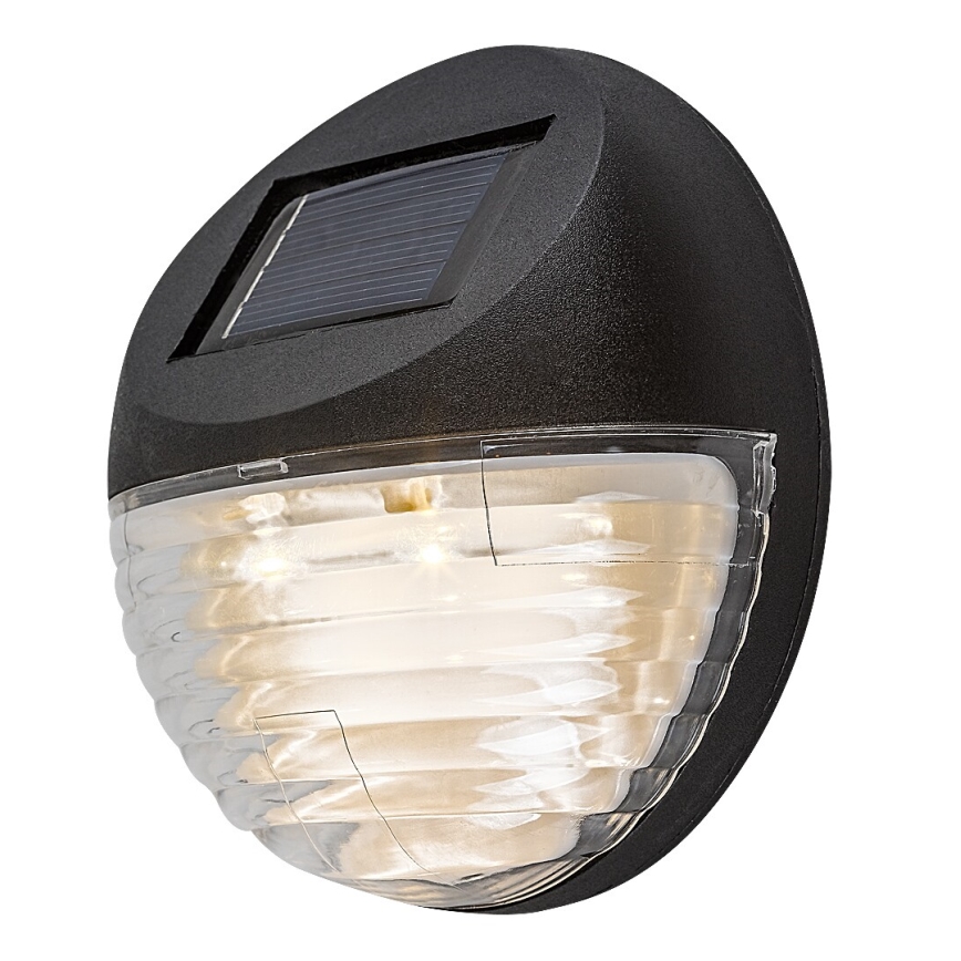Rabalux - 2 kpl LED-aurinkoseinävalaisinta LED/0,06W/1,2V 300 mAh IP44