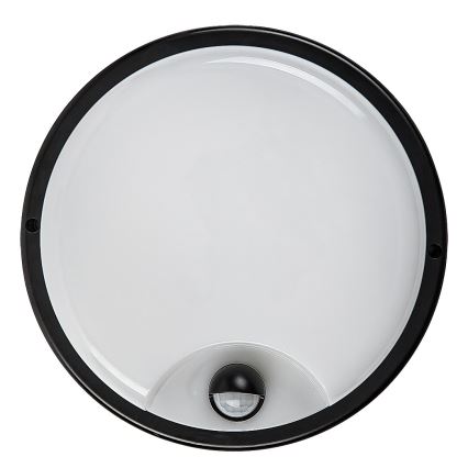 Rabalux - LED-ulkoseinävalaisin tunnistimella LED/18W/230V IP65 musta