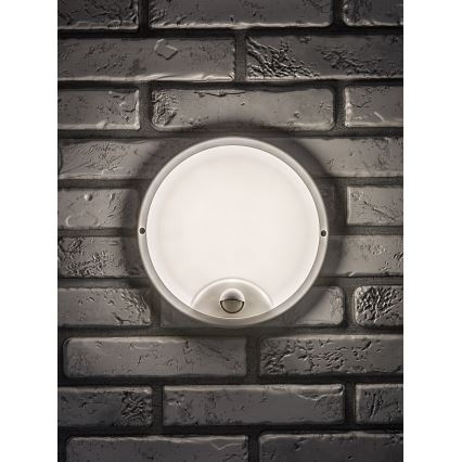 Rabalux - LED ulkoseinävalaisin liiketunnistimella LED/18W/230V IP65 valkoinen