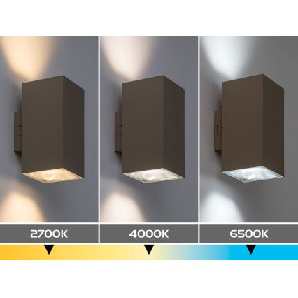 Rabalux - LED ulkoseinävalaisin LED/18W/230V 2700/4000/6500K IP65
