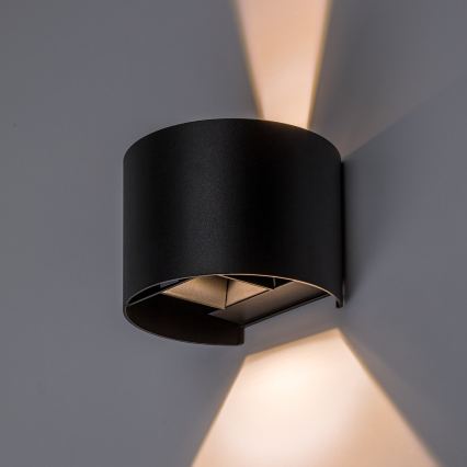 Rabalux - LED ulkoseinävalaisin LED/5W/230V 2700/4000/6500K IP54 musta