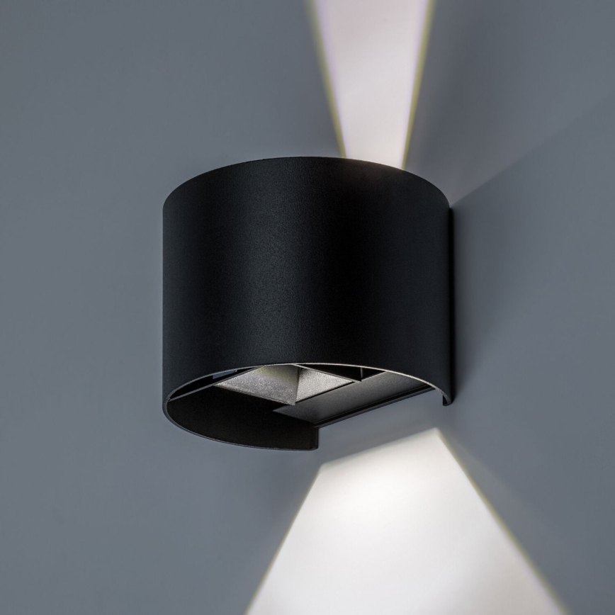 Rabalux - LED ulkoseinävalaisin LED/5W/230V 2700/4000/6500K IP54 musta