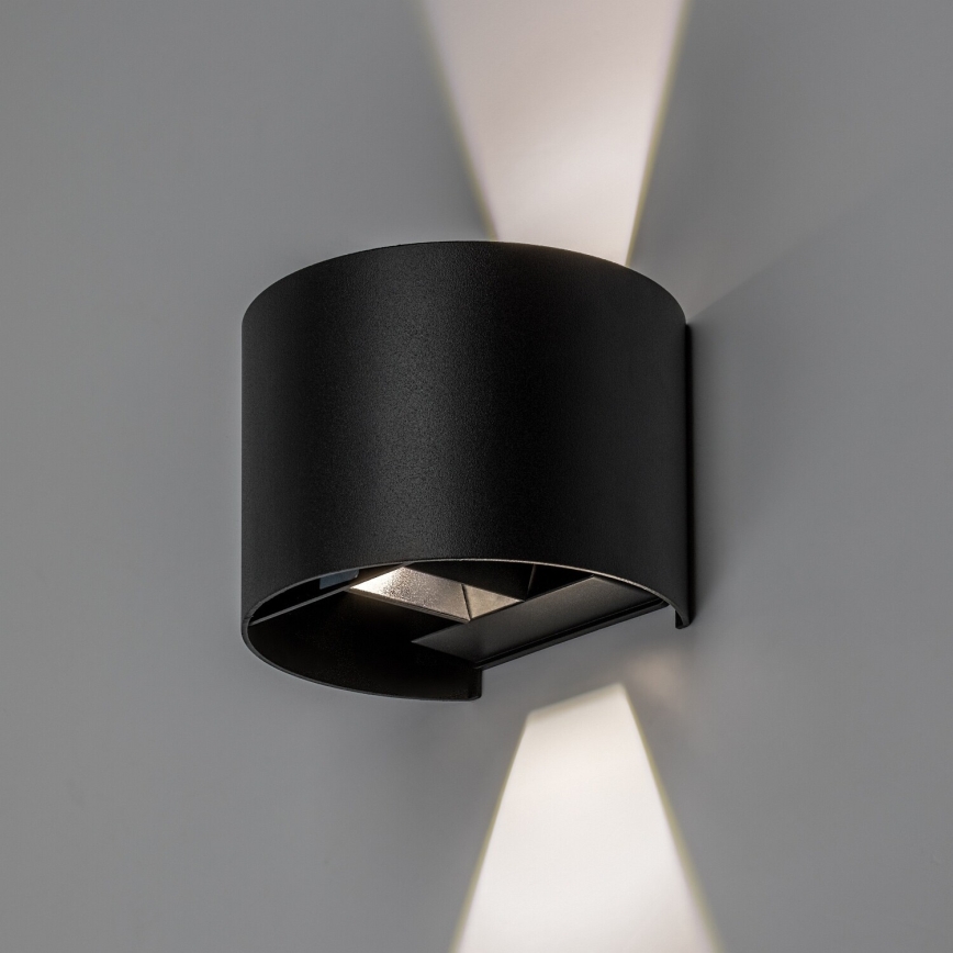 Rabalux - LED ulkoseinävalaisin LED/5W/230V 2700/4000/6500K IP54 musta