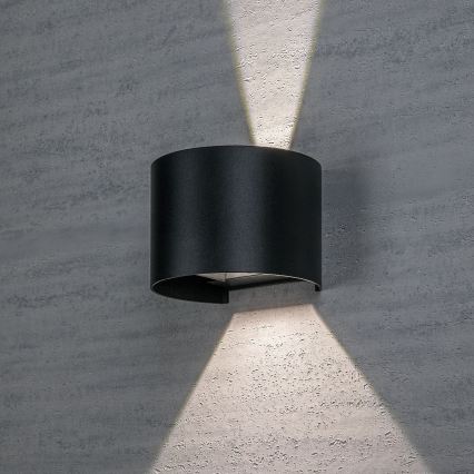 Rabalux - LED ulkoseinävalaisin LED/5W/230V 2700/4000/6500K IP54 musta