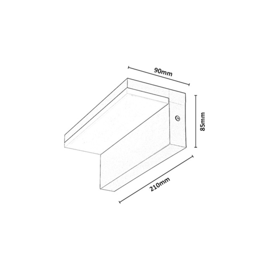 Rabalux - LED-ulkoseinävalaisin LED/9W/230V IP54 beige