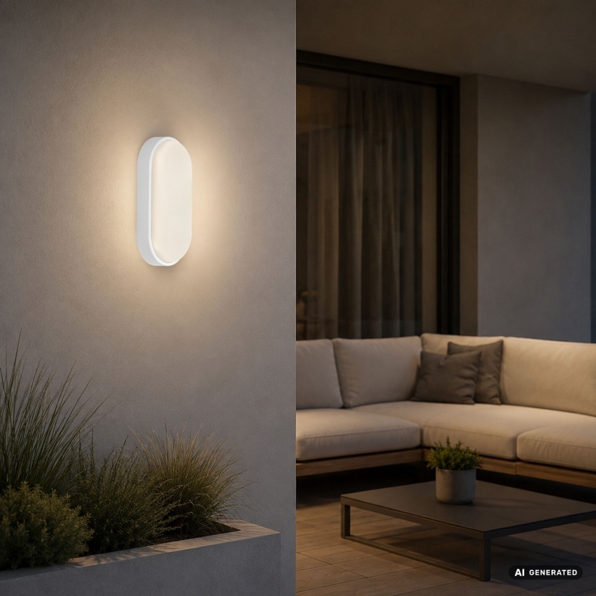 Rabalux - LED ulkoseinävalaisin LED/14W/230V IP54 valkoinen