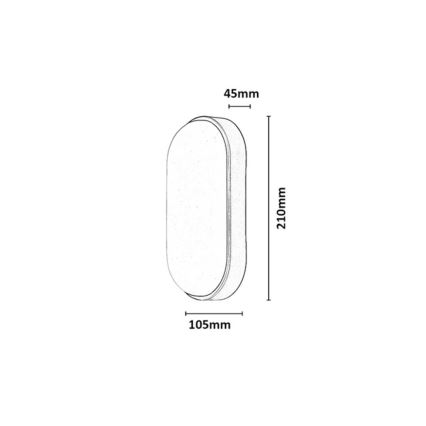 Rabalux - LED ulkoseinävalaisin LED/14W/230V IP54 valkoinen
