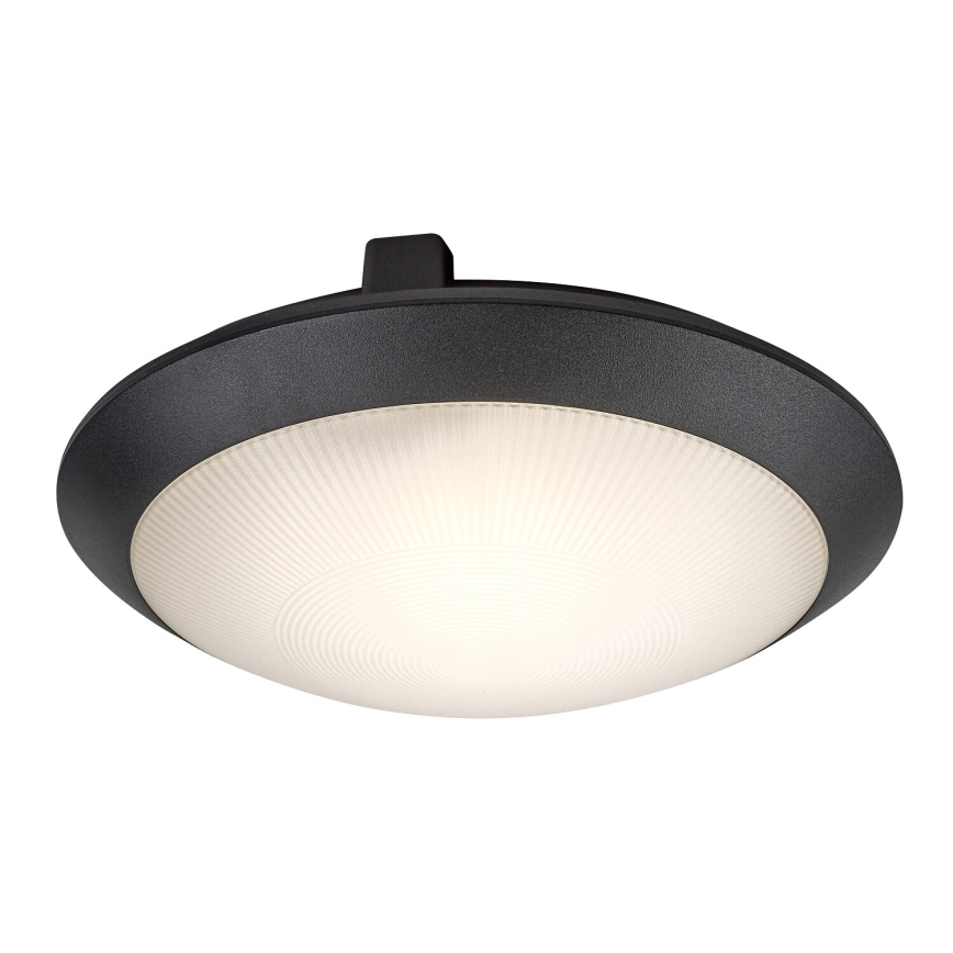 Rabalux - Ulkokattovalaisin 1xE27/9W/230V IP65 Ø 30 cm musta