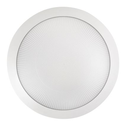 Rabalux - Ulkokattovalaisin liiketunnistimella 1xE27/9W/230V IP65 Ø30 cm valkoinen