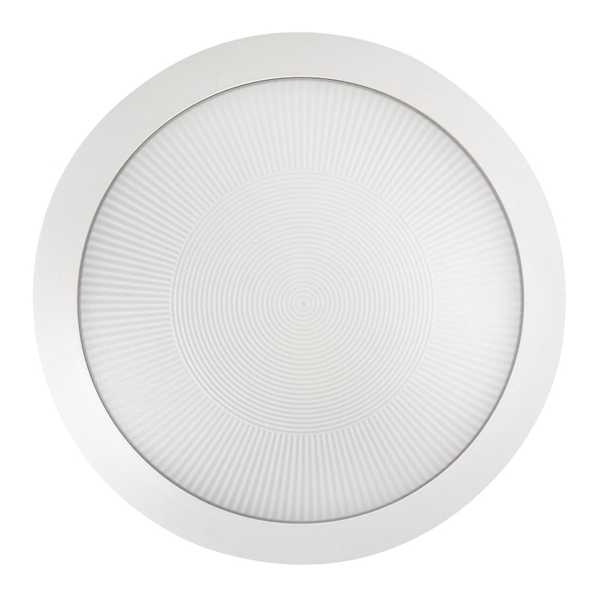 Rabalux - Ulkokattovalaisin liiketunnistimella 1xE27/9W/230V IP65 Ø30 cm valkoinen