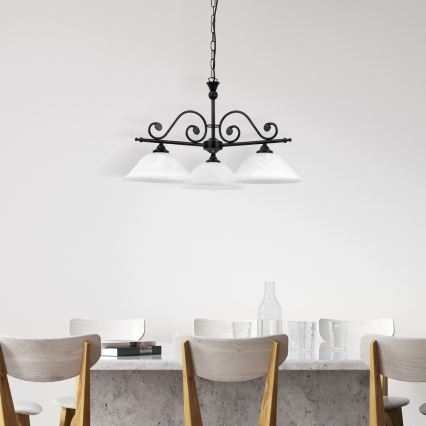 Rabalux - Kattokruunu ketjussa 3xE27/60W/230V