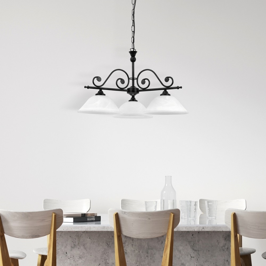 Rabalux - Kattokruunu ketjussa 3xE27/60W/230V