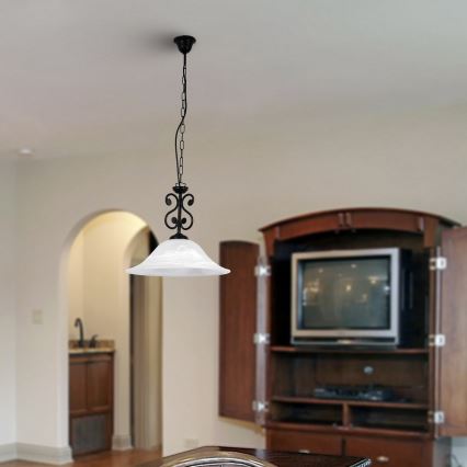 Rabalux - Kattokruunu ketjussa 1xE27/60W/230V