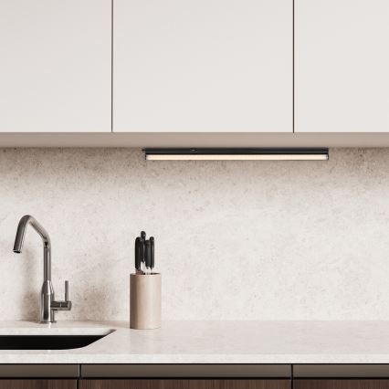 Rabalux - Keittiökaappien alla oleva LED-valo LED/8W/230V 3000/4000K musta