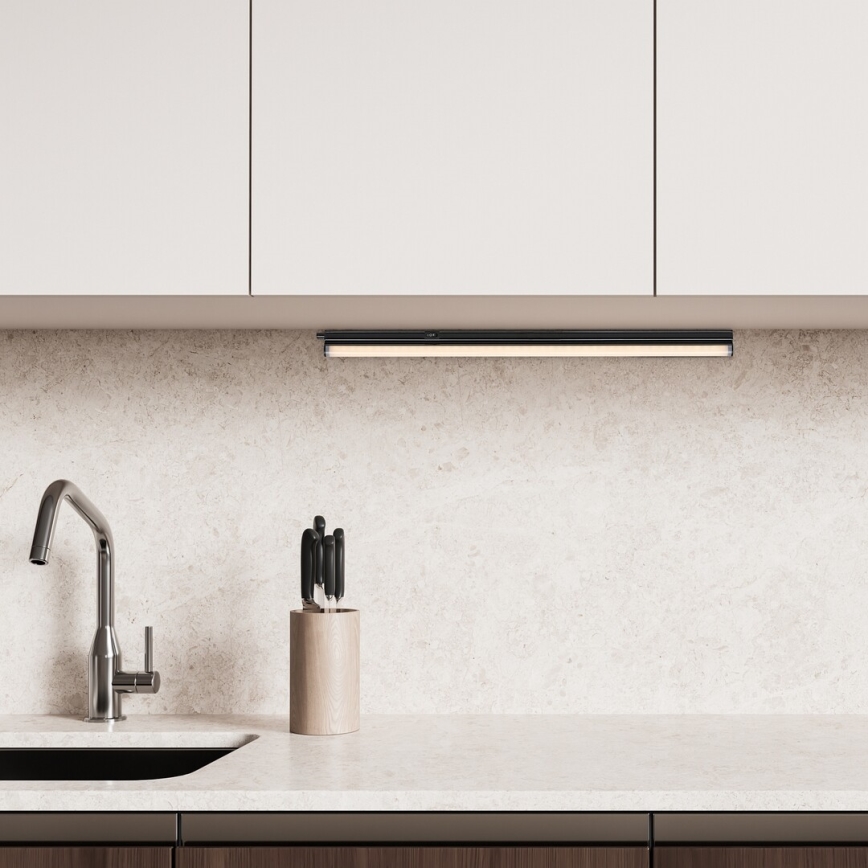 Rabalux - Keittiökaappien alla oleva LED-valo LED/8W/230V 3000/4000K musta