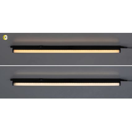 Rabalux - Keittiökaappien alla oleva LED-valo LED/8W/230V 3000/4000K musta