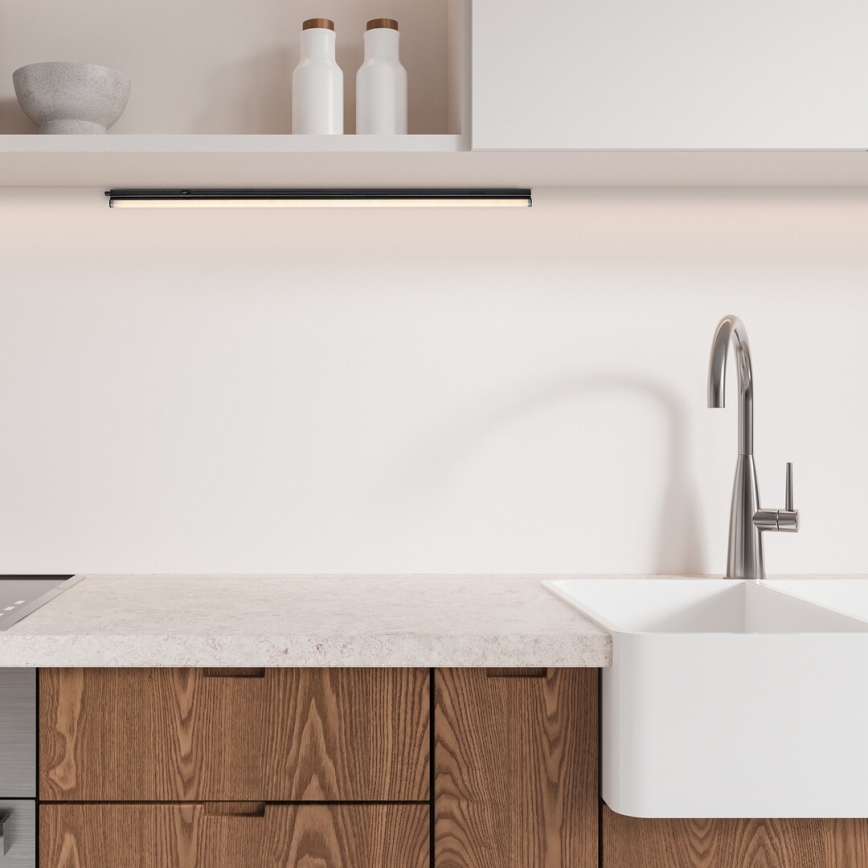 Rabalux - Keittiökaappien alla oleva LED-valo LED/12W/230V 3000/4000K musta