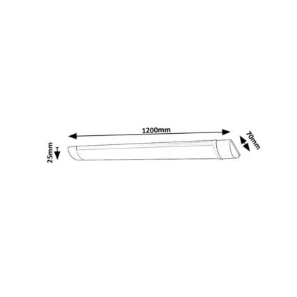 Rabalux - LED alakaappivalaisin LED/36W/230V 120 cm