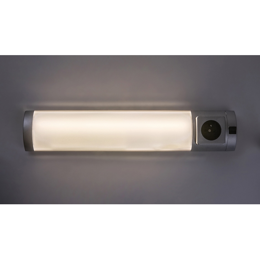 Rabalux - Keittiökaappien alla oleva LED-valo laatikolla LED/5W/230V 4000K 45 cm hopea