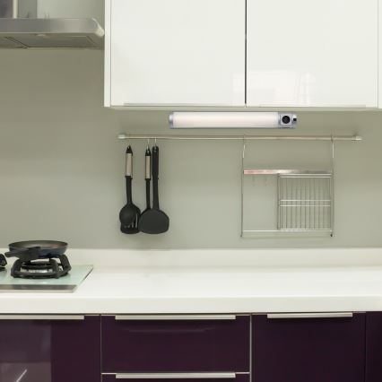 Rabalux - Keittiökaappien alla oleva LED-valo laatikolla LED/8W/230V 4000K 68 cm hopea