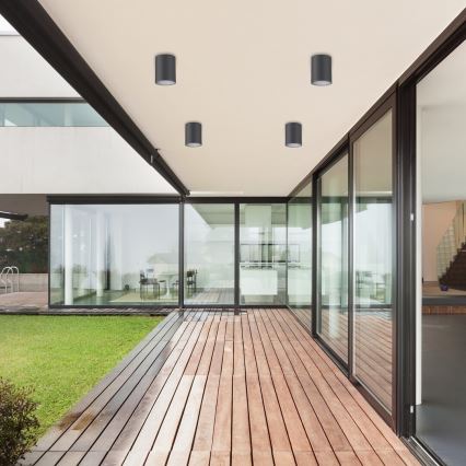 Rabalux - Ulkovalaisin 1xGU10/35W/230V pyöreä IP54