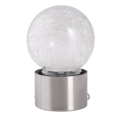 Rabalux - LED RGB Ulkokäyttöön tarkoitettu aurinkokäyttöinen valaisin kytkimellä LED/0,06W 60 mAh IP44