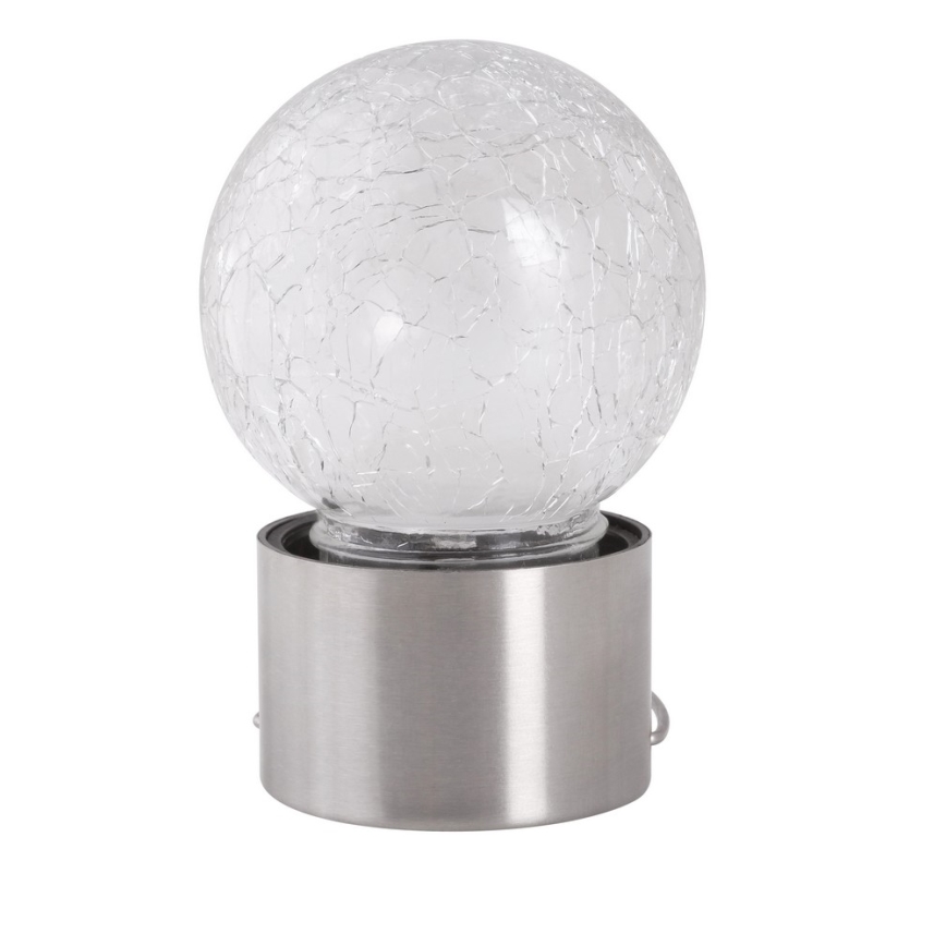 Rabalux - LED RGB Ulkokäyttöön tarkoitettu aurinkokäyttöinen valaisin kytkimellä LED/0,06W 60 mAh IP44