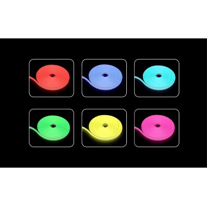 Rabalux - LED RGBW himmennettävä nauha LED/21W/230V 5 m IP67 + kaukosäädin