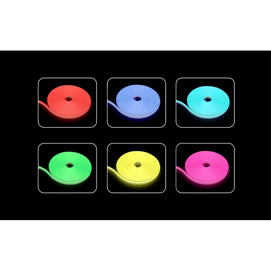 Rabalux - LED RGBW himmennettävä nauha LED/21W/230V 5 m IP67 + kaukosäädin