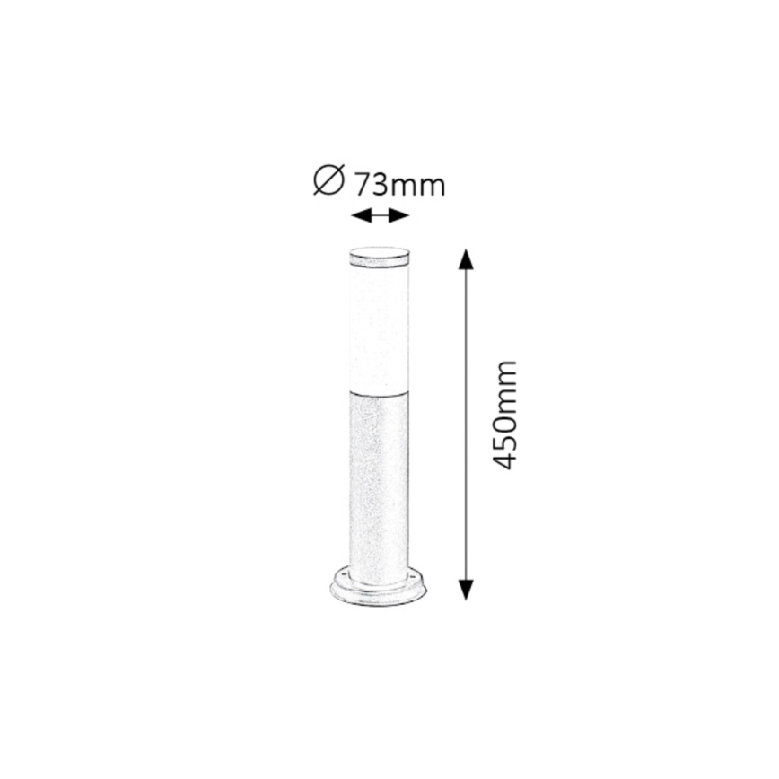Rabalux - Ulkovalaisin 1xE27/25W/230V IP44