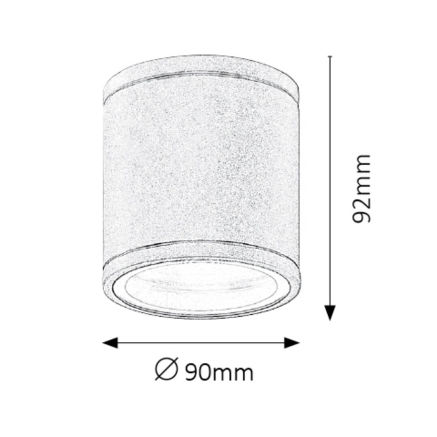 Rabalux - Ulkokattovalo 1xGU10/35W/230V IP54